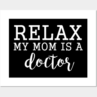 Funny Quote Doctor Mom Mothers Happy Doctor Day Posters and Art